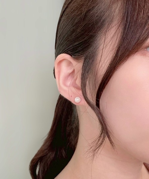 ピアス 18Kポスト6mmパールピアス レディース : ZOZOTOWN Yahoo!店 