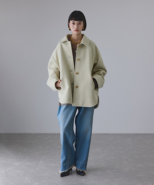 ADAM ET ROPE'（アダムエロペ） ステンカラーコート コート Super140's