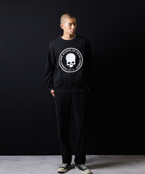 ADERERROR 9thAnniversaryスウェット 黒 アーダーエラー9周年記念スウェット