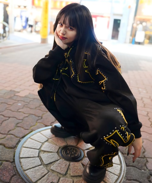 GALFY（ガルフィー） セットアップ GA×GALFY-スウェードキラキラSETUP