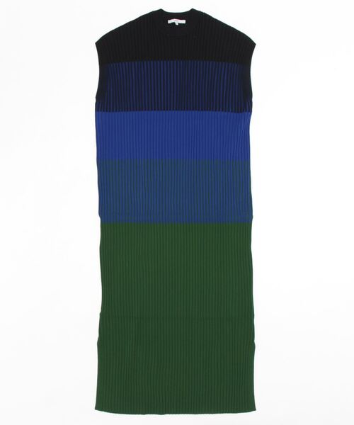 UN3D.（アンスリード） ノースリーブワンピース 36 レッド レディース