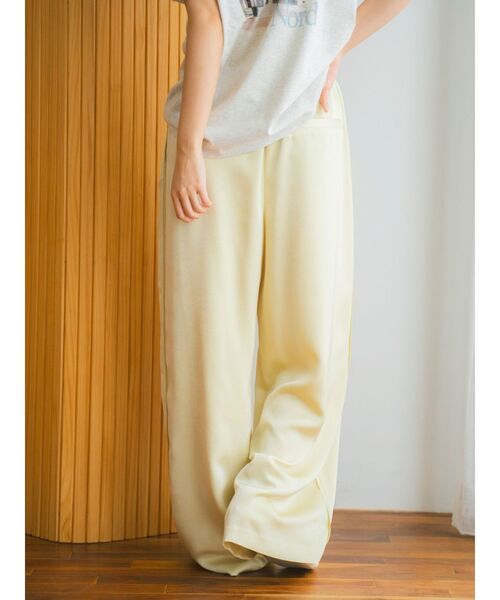Ungrid（アングリッド） ワイドパンツ パンツ サテンタックワイド