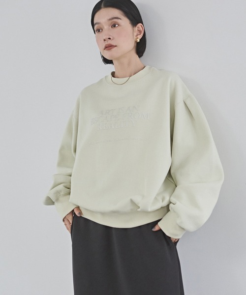 hunch（ハンチ） トレーナー スウェット 裏起毛 フロッキーロゴ