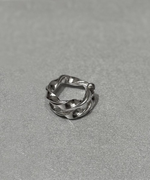 指輪・リング Rii Scrap Book（スクラップブック） 指輪 リング 「R」ねじり2連リング