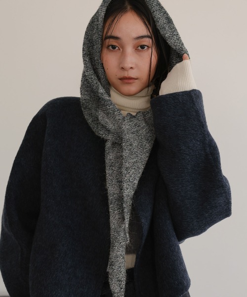 ニットストール SENSE OF PLACE by URBAN RESEARCH ストール マフラー モチモチニット