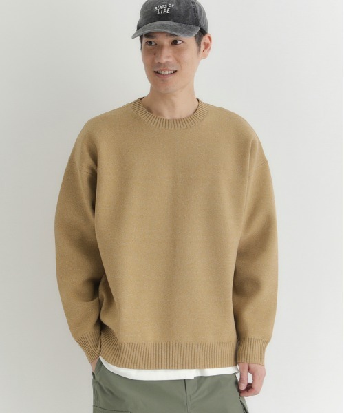 BACK NUMBER セーター ニット 「BACK NUMBER」ウォッシャブルメランジ