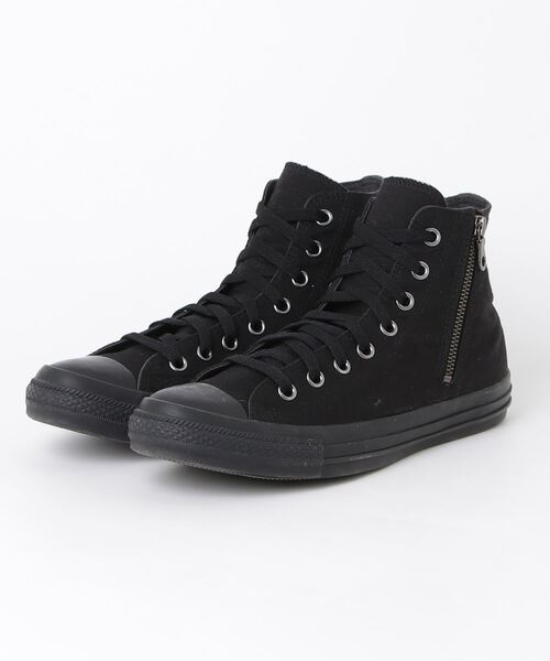 【美品】コンバース　ハイカットスニーカー　ブラック コンバース CONVERSE オールスター キャンバス ハイカット レディース