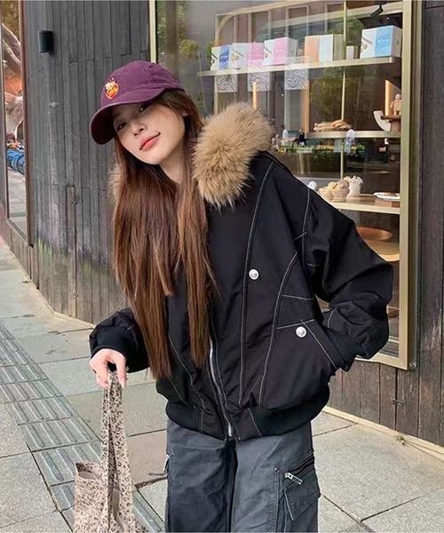 ジャケット・アウター ZH811 楽天市場】防寒着 防寒ジャンバー 撥水 防風 32133 クロダルマ