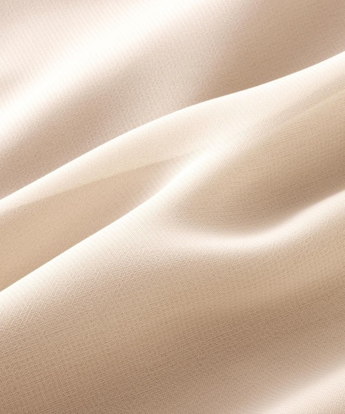 「alotta」 半袖ワンピース - グレイッシュベージュ レディース_画像3