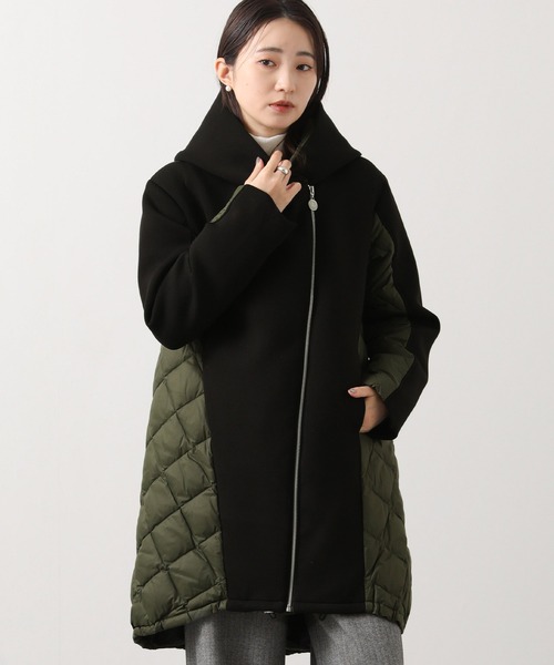 MARECHAL TERRE 美品フード付きダウンジャケット ホワイト MARECHAL TERRE（マルシャルテル） ダウン ジャケット ZMT205CO122B