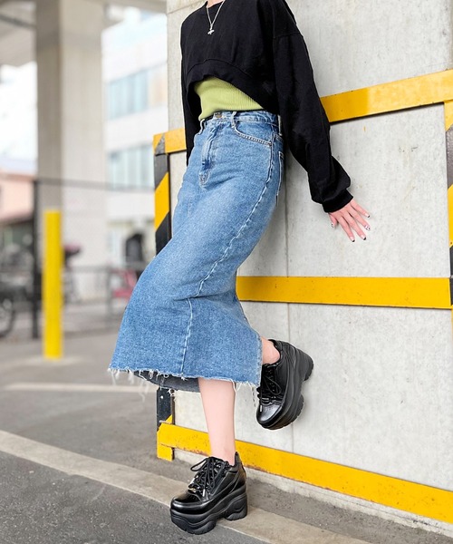 「attagirl」 ローカットスニーカー 3L ブラック系その他 レディース_画像6
