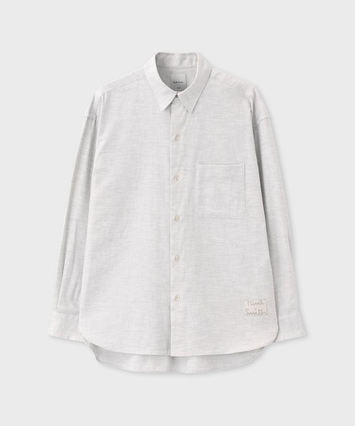 Paul Smith（ポール・スミス） シャツ Cropped Logo” フランネルシャツ