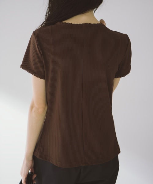 「duei」 半袖カットソー FREE ブラック レディース_画像4