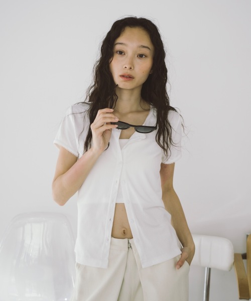 「duei」 半袖カットソー FREE ブラック レディース_画像8