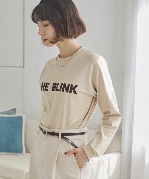 [ANGIE] трикотажный джемпер с длинным рукавом MEDIUM белый × черный женский 