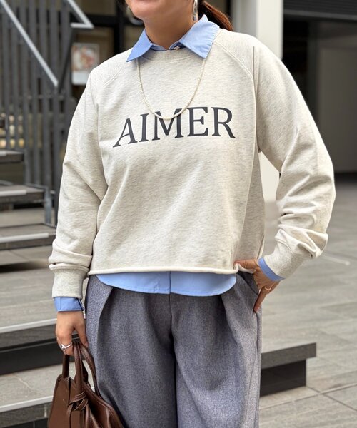 Chez toi（シェトワ） tシャツ ロゴスウェット レディース : ZOZOTOWN