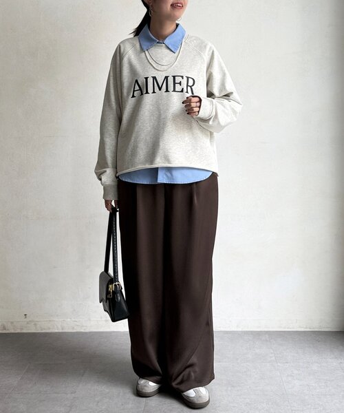 Chez toi（シェトワ） tシャツ ロゴスウェット レディース : ZOZOTOWN