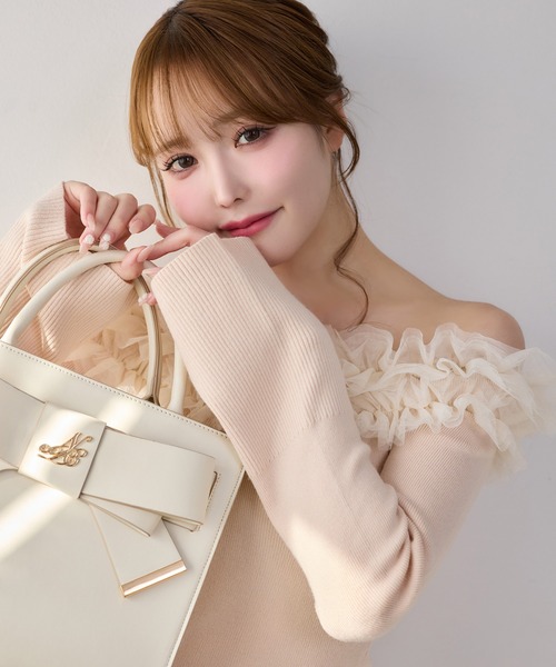one after another NICE CLAUP トートバッグ 「WEB限定」リボントート