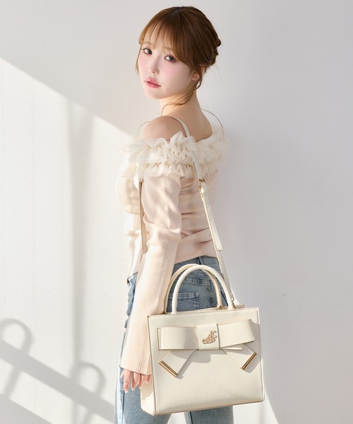 one after another NICE CLAUP トートバッグ 「WEB限定」リボントート