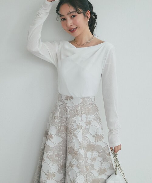 【新品未使用】La boutique BonBon ドレープネックプルオーバー miki監修カラー登場！ドレープネックプルオーバー徹底解説❤︎ - La