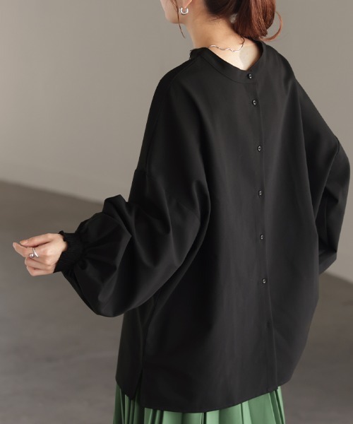 「HUG.U」 長袖ブラウス FREE ホワイト レディース_画像2