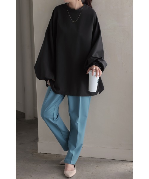 「HUG.U」 長袖ブラウス FREE ホワイト レディース_画像9