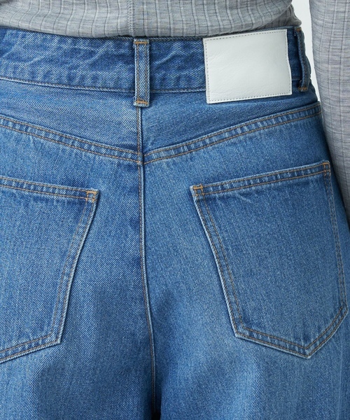 トゥモローランド　MACPHEE デニム サイズ34 MACPHEE トゥモローランド タック ワイドデニムパンツ 34【公式WEB