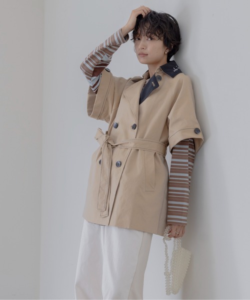 Eimee Law（エイミーロウ） トレンチコート コート ハーフスリーブ