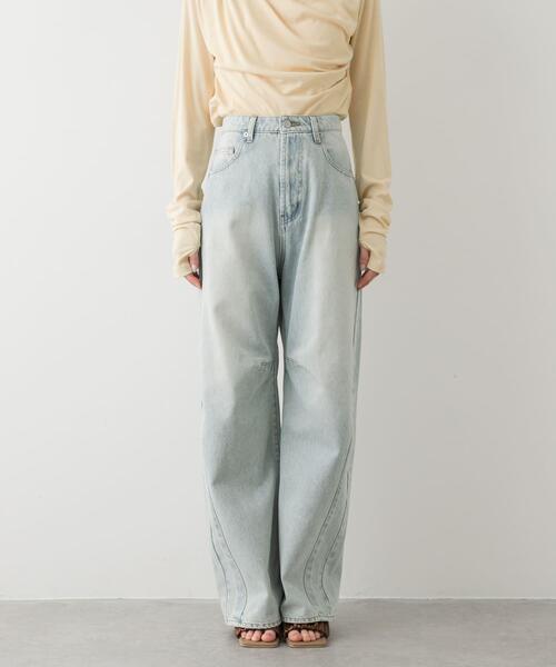 「SENSE OF PLACE by URBAN RESEARCH」 デニムパンツ SMALL グレー レディース_画像5