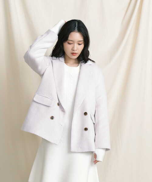 「JILL by JILL STUART」 テーラードジャケット SMALL ホワイト系その他 レディース_画像4