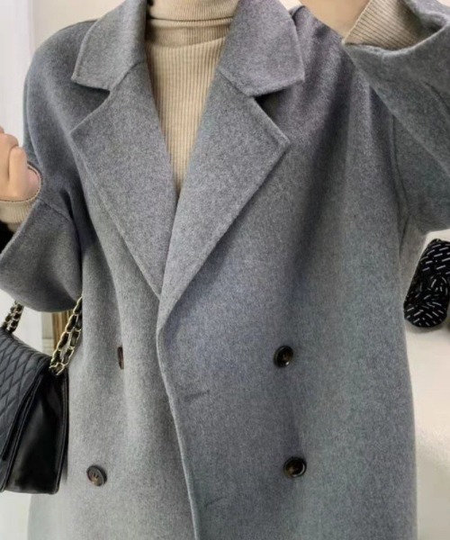 「cammie」 チェスターコート L オフホワイト レディース_画像2