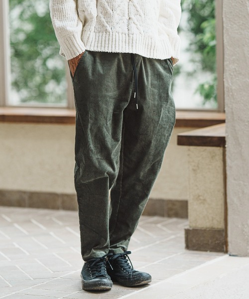 「CAMBIO」 コーデュロイパンツ L チャコール メンズ