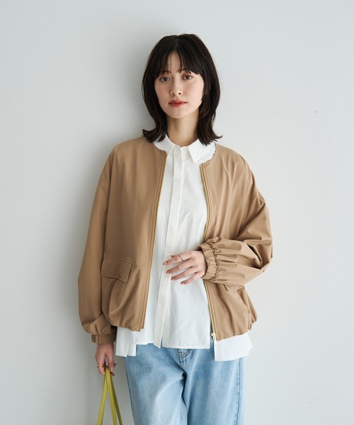 YECCA VECCA（イェッカヴェッカ） ブルゾン アウター 「撥水」バルーン