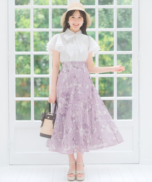 「WILLSELECTION」 フレアスカート FREE レッド系その他 レディース_画像9