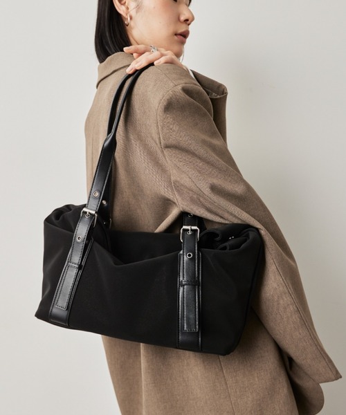 HANNE トートバッグ ベルトフラップバッグ レディース : ZOZOTOWN