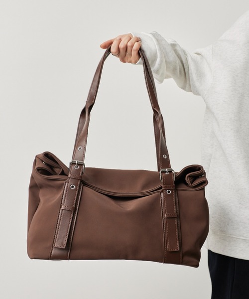 HANNE トートバッグ ベルトフラップバッグ レディース : ZOZOTOWN