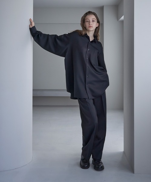 「SERACE」 スラックス M ブラック メンズ_画像4