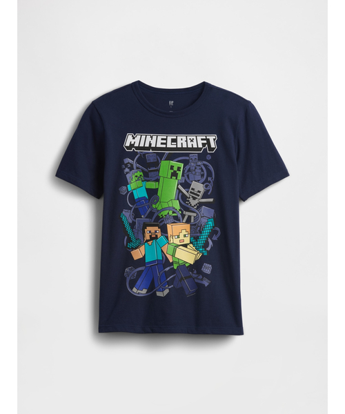 GAP（ギャップ） tシャツ GapKids マインクラフト グラフィックTシャツ 