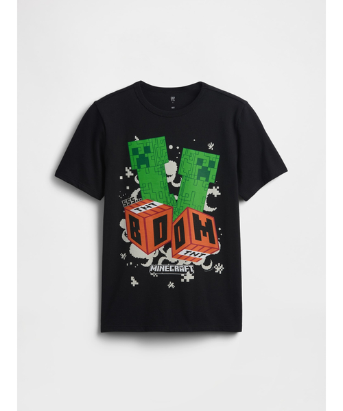GAP（ギャップ） tシャツ GapKids マインクラフト グラフィックTシャツ