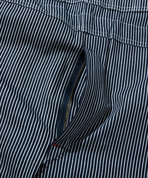 「ROUND HOUSE」 オーバーオール 32inch ブラウン メンズ_画像5