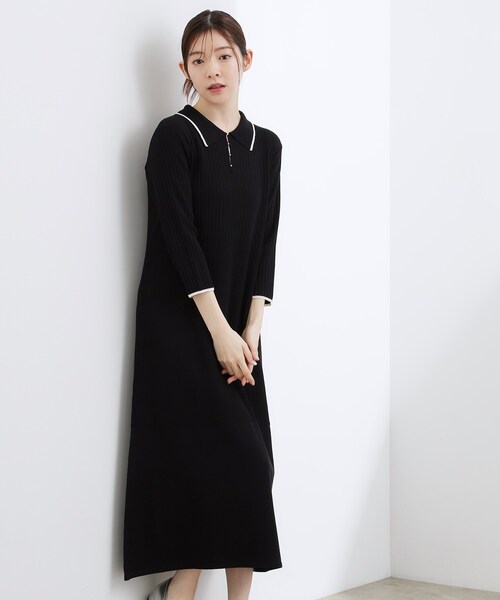 grove（グローブ） ワンピース 高評価！「洗える」大人の上品ポロ