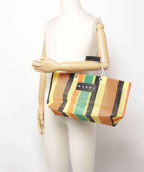 「MARNI MARKET」 ハンドバッグ FREE オレンジ レディースの画像