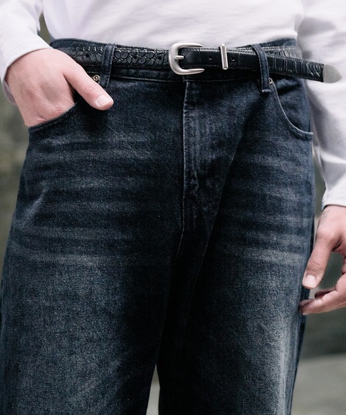 Regen Glanz ベルト the heritage reclaimed croco belt / ヘリテージ