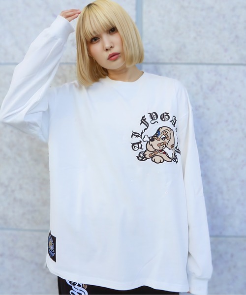 GALFY×GALLIS ADDICTION】安心のサークルロゴロンTee GALFY（ガルフィー） tシャツ GA×GALFY-安心のサークルロゴロンTee