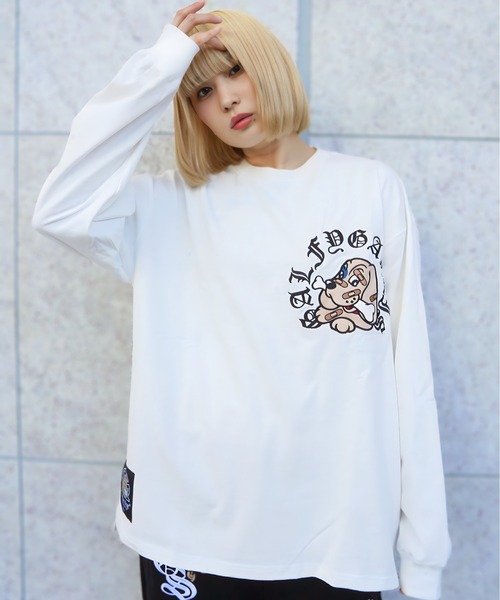 GALFY×GALLIS ADDICTION】安心のサークルロゴロンTee GALFY（ガルフィー） tシャツ GA×GALFY-安心のサークルロゴロンTee