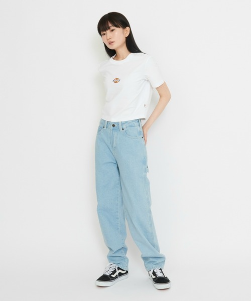 テーパードデニムパンツ XSツインディゴ / ライトブルー Dickies（ディッキーズ） ジーンズ デニム デニムパンツ 1993 ハイ