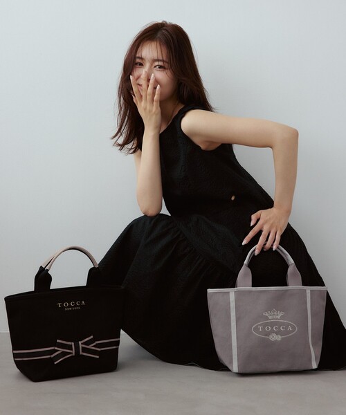 TOCCA（トッカ） トートバッグ BOW BRIDGE CANVAS TOTE トートバッグ