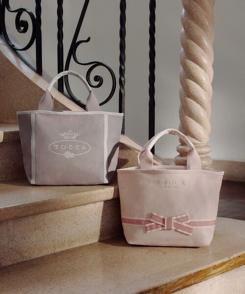 TOCCA（トッカ） トートバッグ BOW BRIDGE CANVAS TOTE トートバッグ