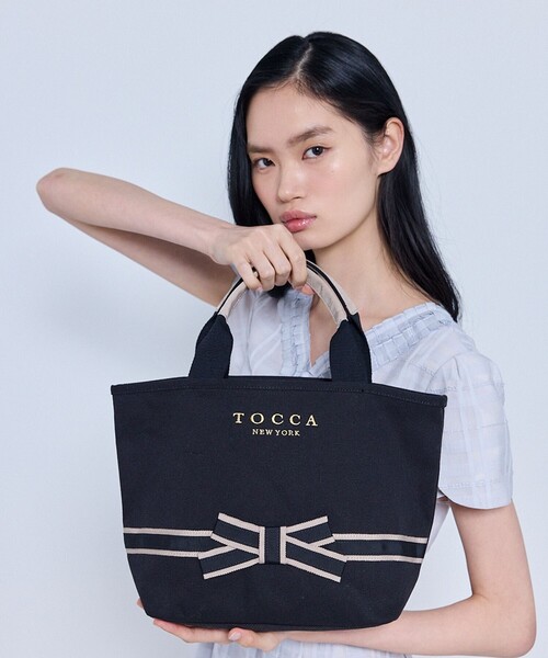 TOCCA（トッカ） トートバッグ BOW BRIDGE CANVAS TOTE トートバッグ