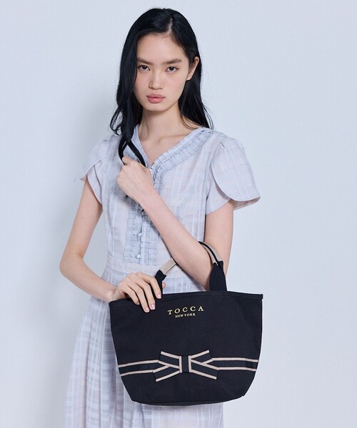 TOCCA（トッカ） トートバッグ BOW BRIDGE CANVAS TOTE トートバッグ